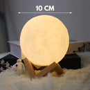 Luminária Lua 3D Decoração - Zinova