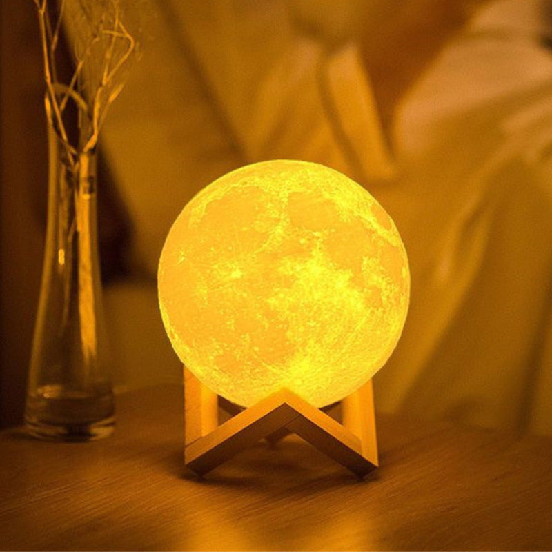 Luminária Lua 3D Decoração - Zinova