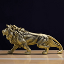 Escultura Leão Dourado - Zinova