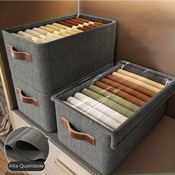 Caixa Organizadora com Tampa (Compre 1 Leve 3)
