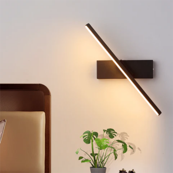 Luminária Moderna de Parede para Quarto Rotativa - Zinova