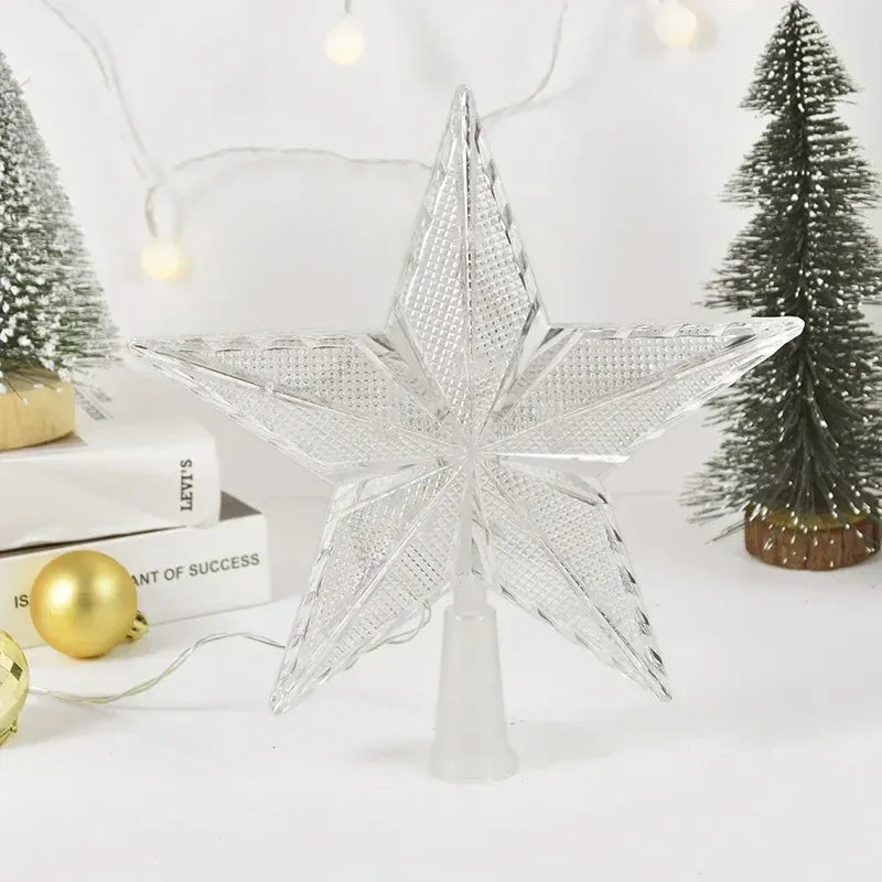 Estrela para Árvore de Natal LED com Efeito Cristal - Zinova
