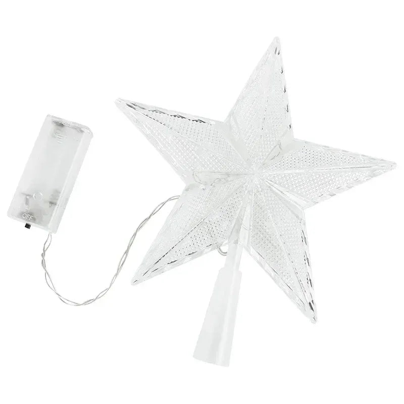 Estrela para Árvore de Natal LED com Efeito Cristal - Zinova