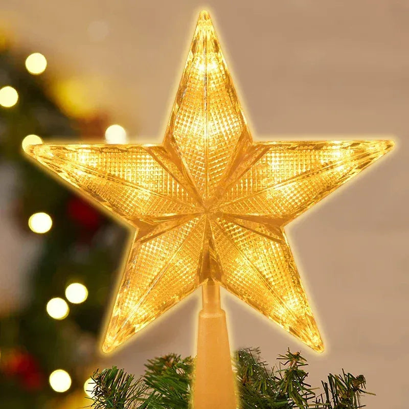 Estrela para Árvore de Natal LED com Efeito Cristal - Zinova