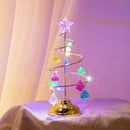 Árvore de Natal LED Efeito Cristal com Acabamento Metalizado - Zinova