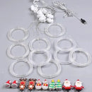 Cortina de Luzes LED para Decoração de Natal - Zinova