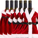 Capa de Garrafa de Vinho Natalina em Veludo para Decoração - Zinova