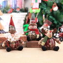 Bonecos de Natal de Pelúcia para Decoração Festiva - Zinova