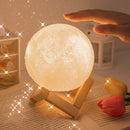 Luminária Lua 3D Decoração - Zinova