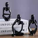 Kit Trio Esculturas o Pensador - Zinova