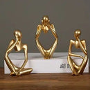 Kit Trio Esculturas o Pensador - Zinova