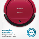 Aspirador de pó robô multi clean Mondial RB-09 bivolt 30w - Zinova