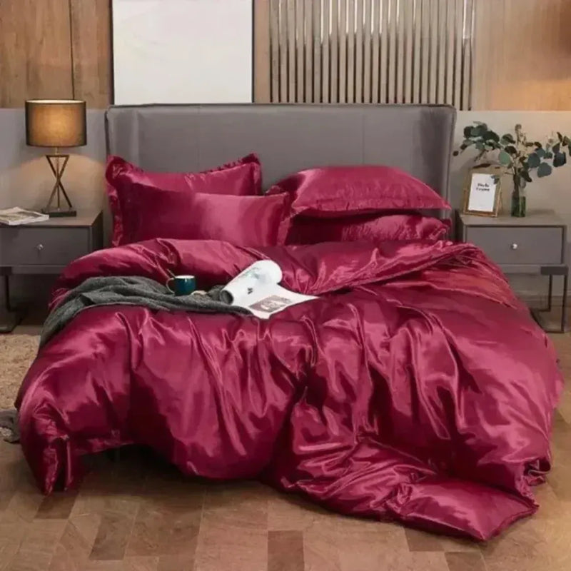 Conjunto de Cama de Cetim - Zinova