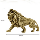 Escultura Leão Dourado - Zinova